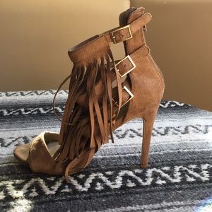 Wild Diva Shoes - Wild Diva Fringe Heels Wild Diva Shoes - Wild Diva Fringe Heels